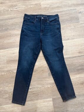 American Eagle Outfitters Navy High-Rise Skinny Jeans